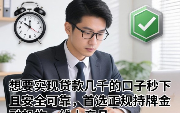 贷款几千的口子哪里有秒下最好