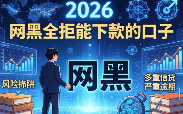 网黑全拒能下款的口子2026