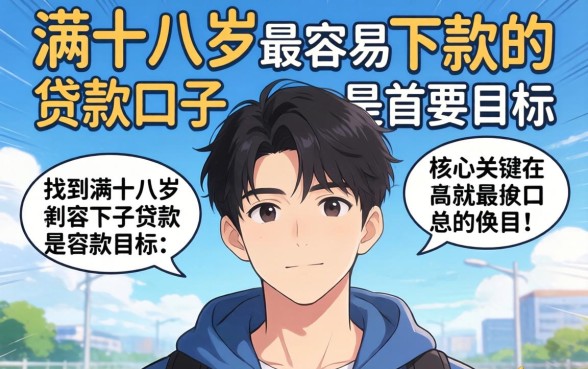 揭秘满十八岁必批的贷款口子