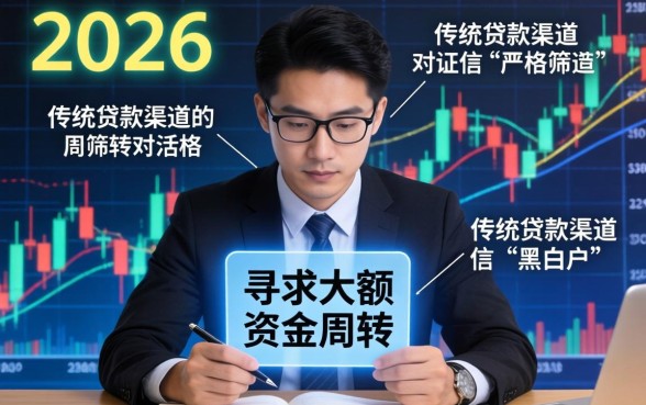 2026年无视黑白的大额口子怎么申请