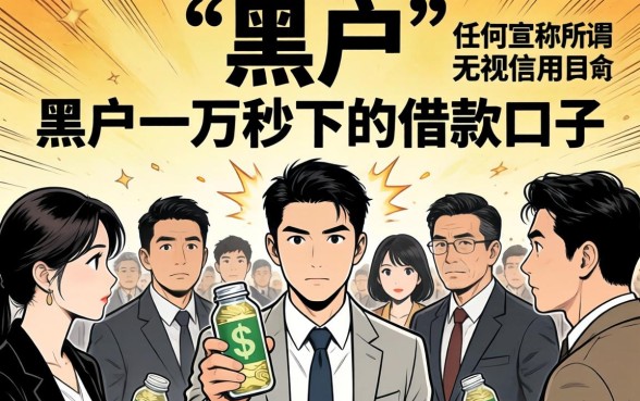 黑户一万秒下的借款口子有哪些