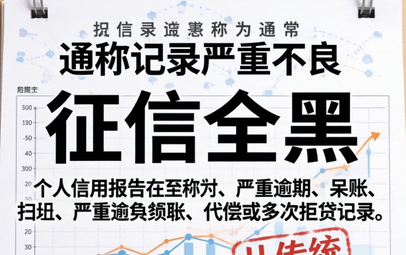 征信全黑有什么可以下款的口子