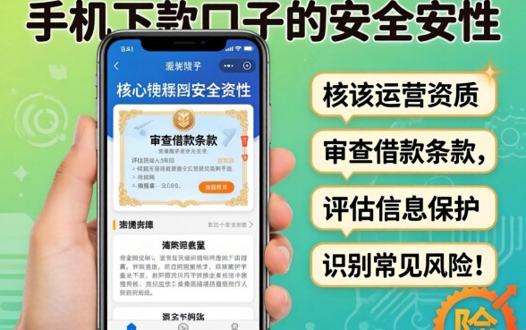 如何判断手机下款口子的安全性