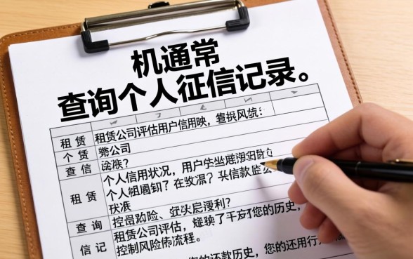 租机征信查询对个人信用有影响吗