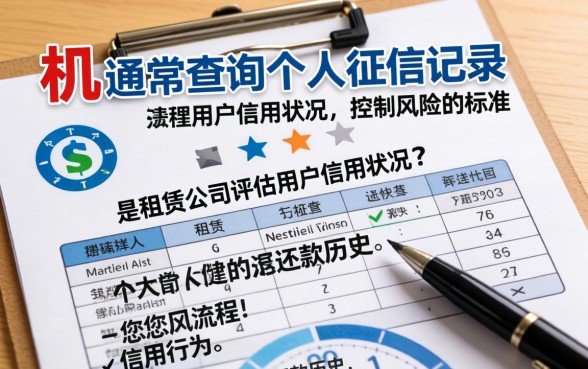 租机征信查询对个人信用有影响吗