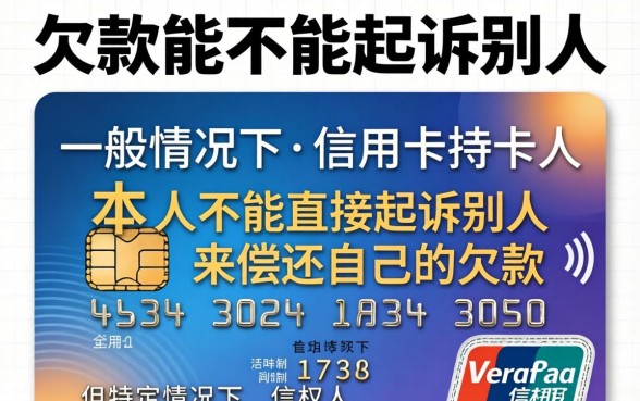 信用卡欠款起诉他人的法律流程与条件