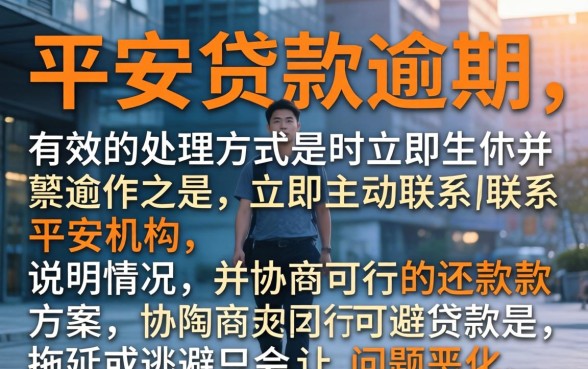 平安贷款逾期如何处理最有效?平安贷款逾期协商还款技巧 平安贷款逾期如何处理最有效