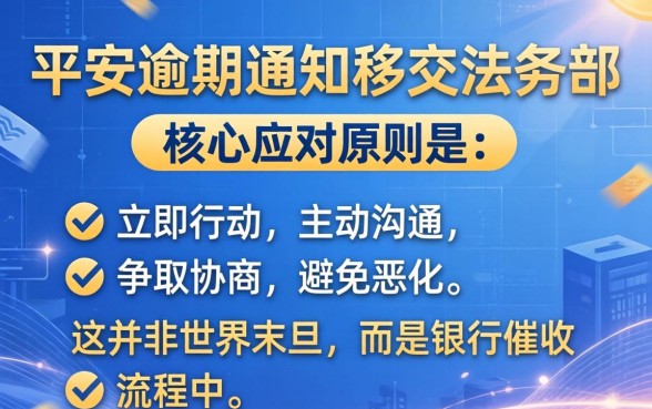 平安逾期移交法务部怎么办