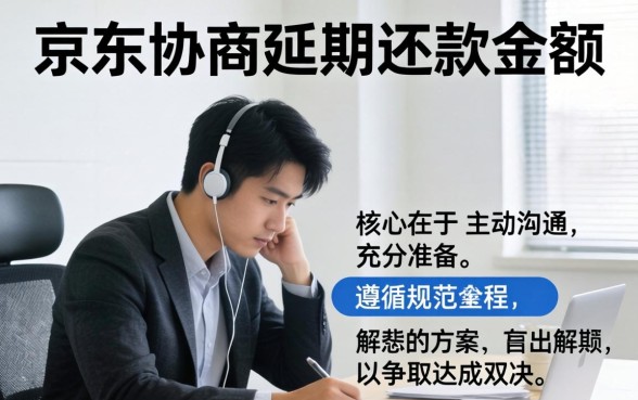 京东如何协商延期还款金额呢,京东延期还款金额协商技巧 京东如何协商延期还款金额呢