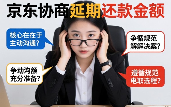京东如何协商延期还款金额呢,京东延期还款金额协商技巧 京东如何协商延期还款金额呢