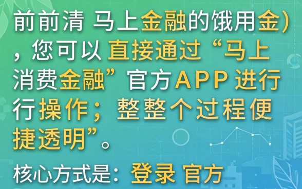 马上金融饿用金怎么提前还款,饿用金提前还款流程详解 马上金融饿用金怎么提前还款