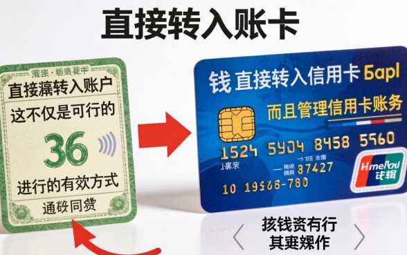 钱转到信用卡可以直接还款吗