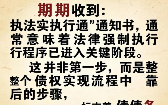 逾期收到执行通知书是第几步?逾期执行通知书是强制执行的第几步? 逾期执行通知书是强制执行的第几步