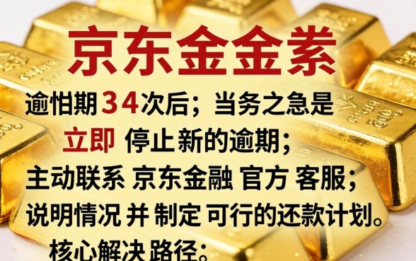 京东金条逾期34次怎么办,京东金条逾期多次如何协商还款 京东金条逾期多次如何协商还款