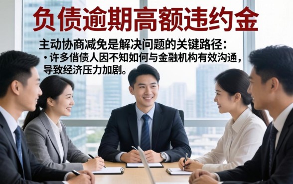 负债逾期协商减免违约金技巧