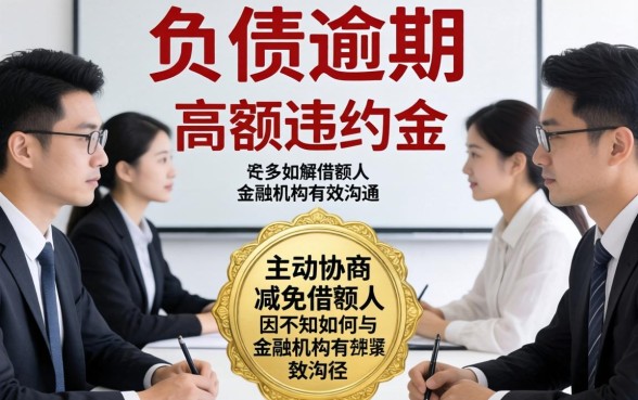 负债逾期协商减免违约金技巧