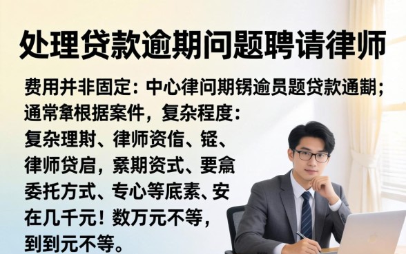 中山贷款逾期律师收费多少钱,中山律师处理贷款逾期费用标准 中山律师处理贷款逾期费用标准
