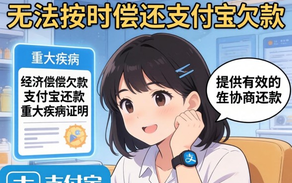 支付宝协商还款重大疾病证明模板及流程详解