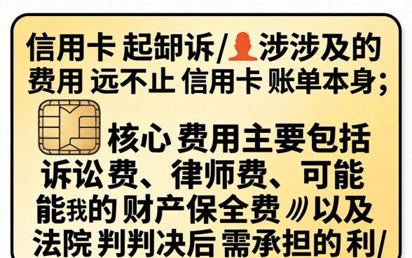 信用卡被起诉费用详解,法院诉讼费与律师费要多少?,信用卡被起诉费用详解,法院诉讼费与律师费要多少? 法院诉讼费与律师费要多少