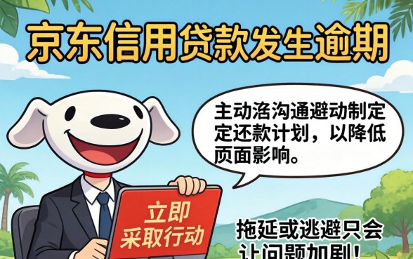 京东信用贷款逾期处理方法和后果