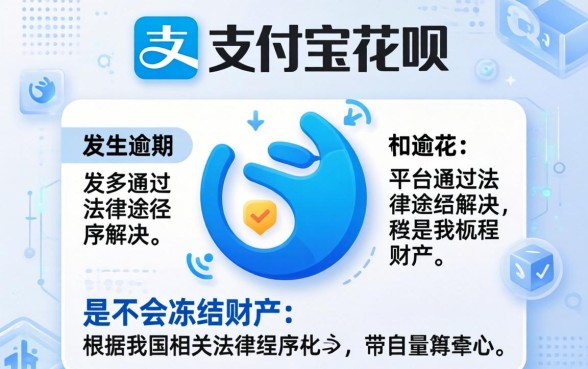 花呗逾期被起诉会冻结银行卡吗