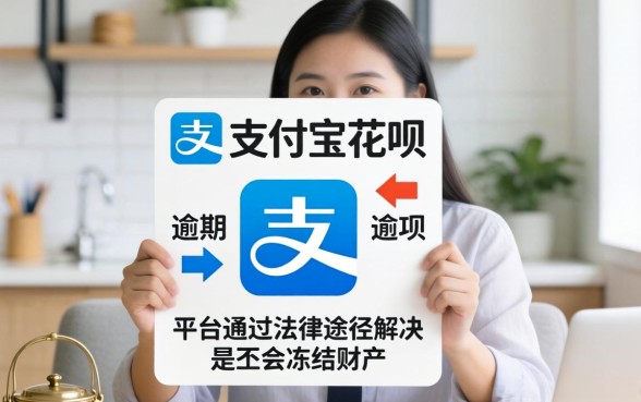 花呗逾期被起诉会冻结银行卡吗