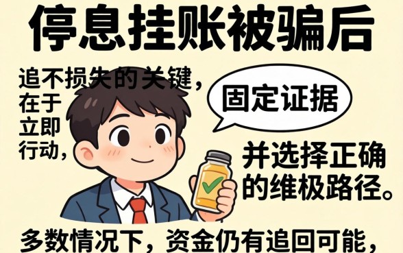 停息挂账被骗了怎么追回来呢