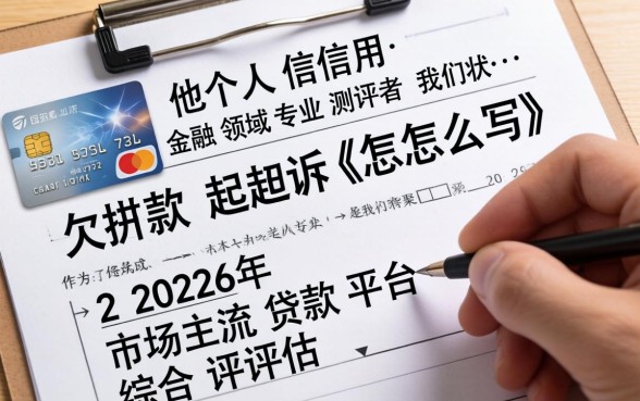 他人信用卡欠款起诉状范本及流程详解