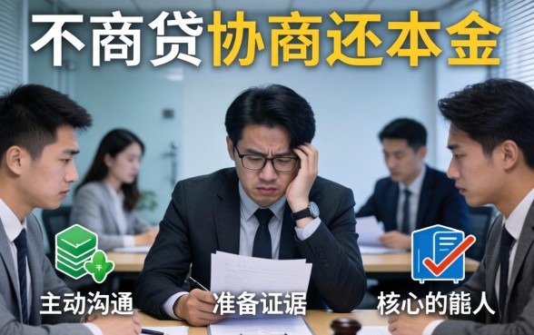 网商贷不协商还本金怎么办