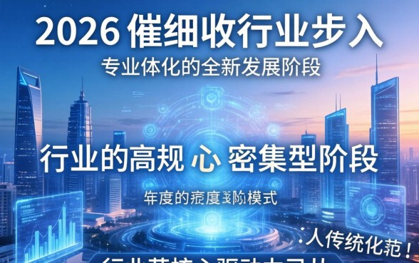 2026年催收行业将迎来哪些变革
