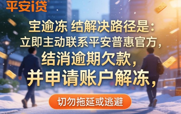 平安i贷逾期被冻结怎么解决?平安i贷逾期冻结如何快速解冻 平安i贷逾期冻结如何快速解冻