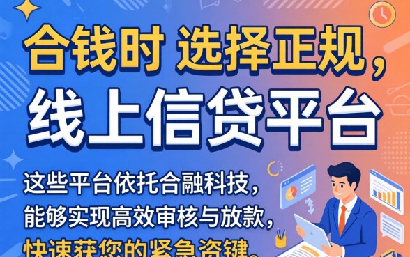 哪个贷款平台能让我快速到账