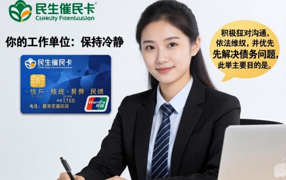 民生信用卡催收上单位怎么办