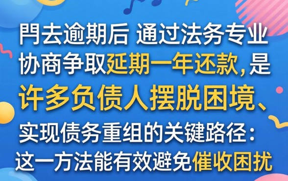 网贷逾期如何协商延期一年