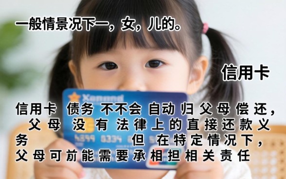 女儿的信用卡债务会归父母吗?信用卡债务责任归属详解 女儿的信用卡债务会归父母吗