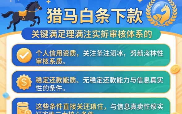 猎马白条下款有哪些必备条件,猎马白条申请下款需要什么材料和征信要求 猎马白条申请下款需要什么材料和征信要求