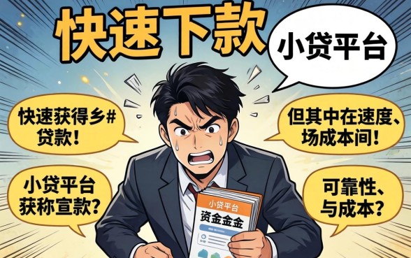 有哪些小贷可以保证快速下款