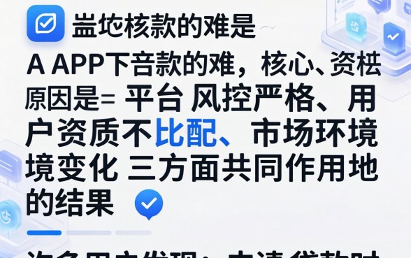 下款难的APP如何快速通过审核