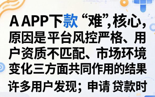 下款难的APP如何快速通过审核