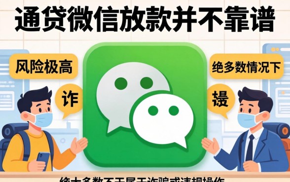 网贷通过微信放款真的靠谱吗