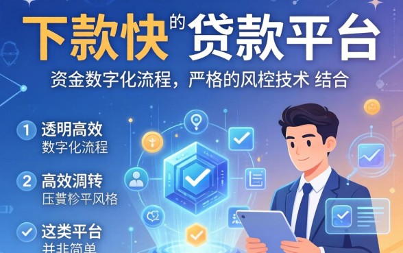 下款快的贷款平台有哪些特点怎么选择