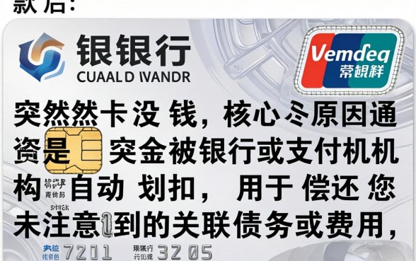 下款后银行卡为何突然没钱了