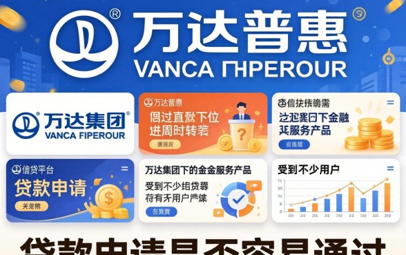 万达普惠贷款申请条件与放款流程详解