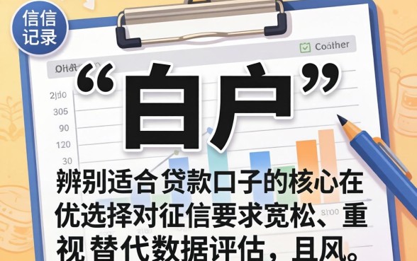 如何辨别适合白户的贷款口子