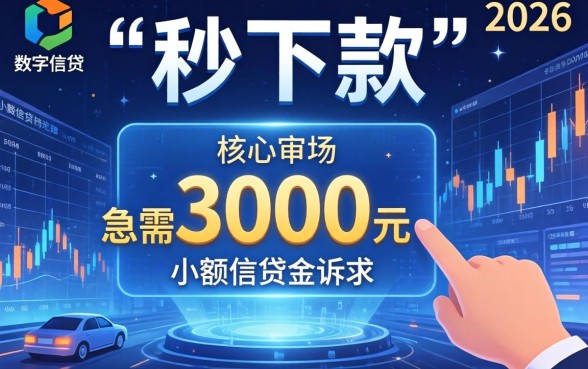 网贷3000元快速到账的靠谱平台推荐