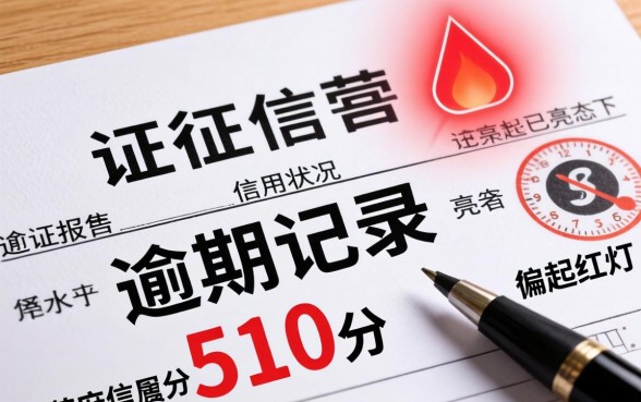 征信有逾期芝麻分510网贷还能借吗