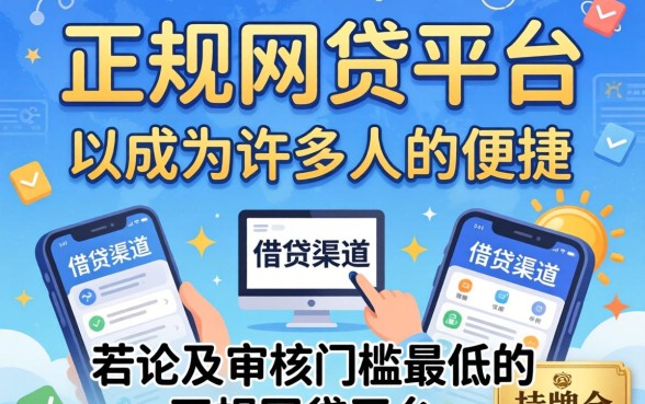 审核门槛最低的正规网贷平台有哪些?快速下款的低门槛正规网贷平台推荐 审核门槛最低的正规网贷平台有哪些