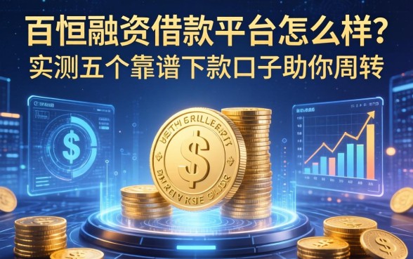 百恒融资借款平台怎么样？实测五个靠谱下款口子助你周转