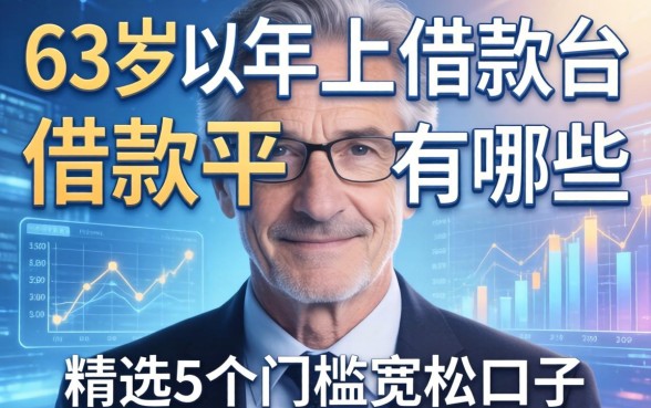 63岁以上的借款平台有哪些？精选5个门槛宽松的口子