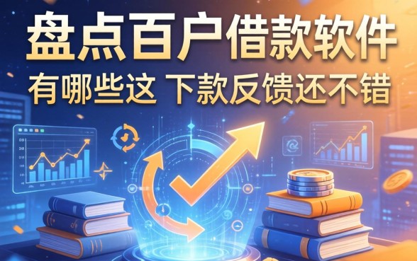 盘点百户借款软件有哪些，这几款下款反馈还不错